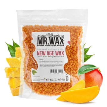 slomart G. Wax New Age Waxing Mango vosak za uklanjanje dlačica, vosak tople vosk perle, bezbolno uklanjanje dlačica na licu za obrve, gornju usnu, intimne dijelove, pazuhe