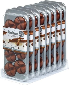 slomart 64 komada Bolsius AROMATIC voskova za topljenje mirisa (8x8) (Sugar & Spice W87)