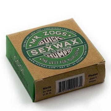 slomart Seks vosak Mr. Zogs Quick Humps za hladnu do toplu vodu.