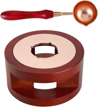 slomart Grijalica za voskene pečate s topionicom. Za vosak, vjenčanje, pozivnicu, pečat.