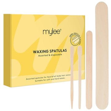 slomart Mješavina lopatica za depilaciju za jednokratnu upotrebu: 200 glatkih, prirodnih drvenih štapića u 4 veličine za precizno uklanjanje dlačica.