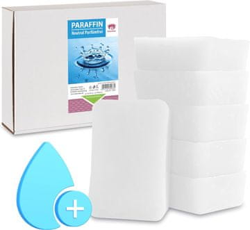 slomart Kosmetex Parafin za ruke i noge - neutralna kupka. Za zglobove, erg. i fizioterapiju. Bez mirisa. 6x 500ml.