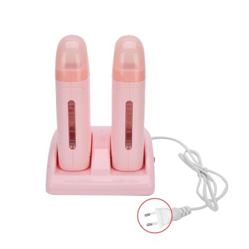 slomart Dvojni grijač za vosak s patronama. Profesionalno uklanjanje dlačica. Roza (220V).