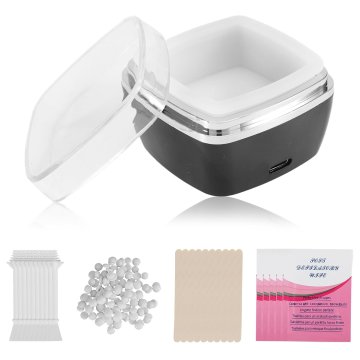 slomart Nosni vosak za muškarce i žene, USB grijač voska, 4 u 1, 10 štapića, 10 drvenih štapića, 5 ulja, 1 stroj, vosak 100g.