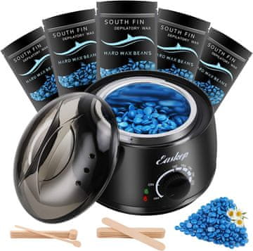 slomart Komplet za depilaciju s pametnim nadzorom temperature i tvrdim voskom.