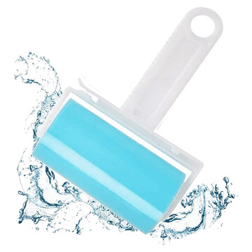 Netscroll Valjak za uklanjanje dlaka za višekratnu upotrebu s perivom ljepljivom površinom, LintRoller