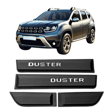 Zaštitne letvice za vrata za Dacia Duster 2018-2024 srebrna slova