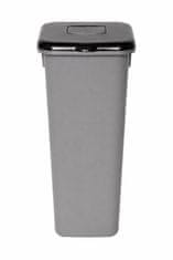 Plafor Kanta za smeće pla siva 20l crni poklopac