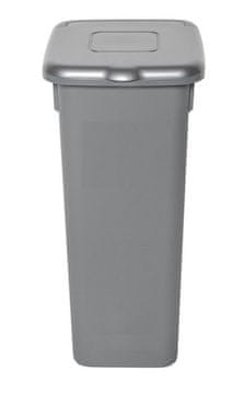 Plafor Kanta za smeće pla siva 20l srebrni poklopac