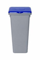 Plafor Kanta za smeće pla siva 53l plavi poklopac