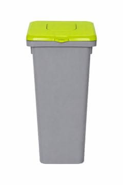 Plafor Kanta za smeće pla siva 75l zeleni poklopac