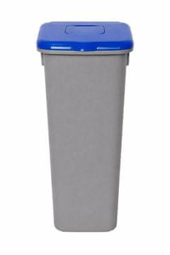 Plafor Kanta za smeće pla siva 75l plavi poklopac
