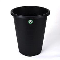 Plafor Kanta za smeće pvc okrugla pla crna 15l