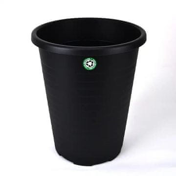 Plafor Kanta za smeće pvc okrugla pla crna 15l