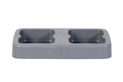 Plafor Postolje za 2 20l kante za smeće pla sivo