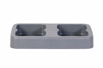 Plafor Postolje za 2 20l kante za smeće pla sivo