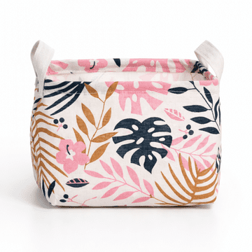 LIVEFY koš za igračke / organizator Tropical, bijeli