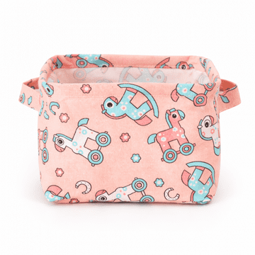 LIVEFY koš za igračke / organizator Horse, ružičasti