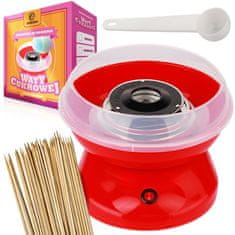 LIVEFY Cotton Candy V3 stroj za šećernu vunu, crveni