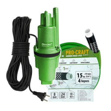Procraft Vibracijska pumpa VN-18 set with 15m 3/4 hose PR-4GH1915