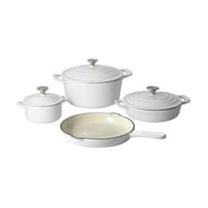 CS Solingen Set posuđa CS-094805 litinová Xanten 7 ks white