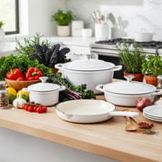 CS Solingen Set posuđa CS-094805 litinová Xanten 7 ks white