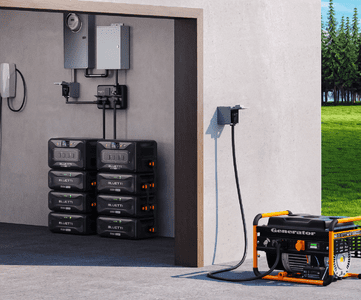 Deluje v kombinaciji z generatorjem / agregatom