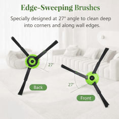 HOME & MARKER® Komplet zamjenskih dijelova za Roomba E i I seriju – filteri, bočne i valjkaste četke | IFRESH