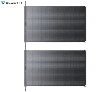 BLUETTI PV100FX prijenosni solarni panel, 2 kom, 2x 100W, fleksibilan 240°, IP67, crni