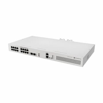 Mikrotik prekidač Giga 16-port rack 2xSFP+ 8x PoE CRS418-8P-8G-2S+RM