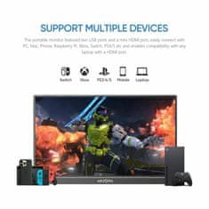 Arzopa prijenosni monitor zaslon na dodir 15.6" A1T
