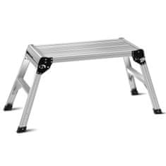Northix Aluminijska platforma, sklopivi radni stol, ljestve, radna platforma 150 kg