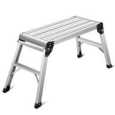 Northix Aluminijska platforma, sklopivi radni stol, ljestve, radna platforma 150 kg