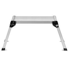Northix Aluminijska platforma, sklopivi radni stol, ljestve, radna platforma 150 kg