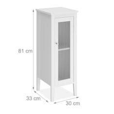 Northix Disko kugla Ø 30 cm srebrna s metalnim nosačem