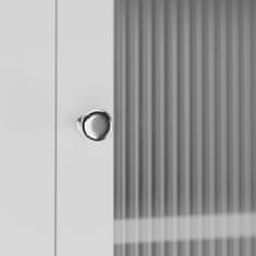 Northix Disko kugla Ø 30 cm srebrna s metalnim nosačem