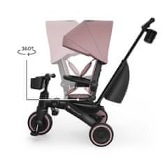 Kinderkraft Jazz 3 sklopivi tricikl, ružičasta (KRJAZZ03PNK0000)