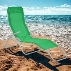 Aga Vrtni ležaljka SIESTA Zelena