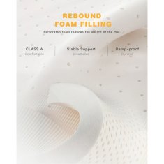 KingCamp Samonapuhavajuća podloga za spavanje s jastukom – XXL