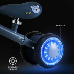 Svijetleći RGB kotači guralice CUTIE FLASH