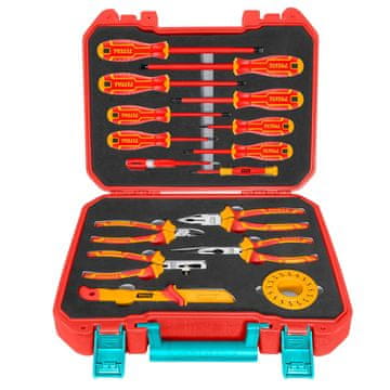 Total One-Stop Tools 16-dijelni set izoliranih ručnih alata / INDUSTRIAL (THKITH1601)