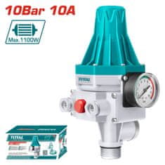 Total One-Stop Tools Automatski elektronički prekidač za regulaciju tlaka vode 10Bar/10A/man (TWPS102)