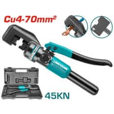 Total One-Stop Tools Hidraulična kliješta za stopice Cu4-70mm /45KN (THCT070)