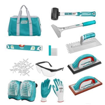 Total One-Stop Tools 11-dijelni set alata za polaganje pločica (THKTTS1106)
