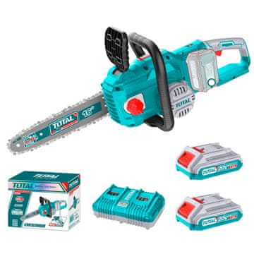 Total One-Stop Tools Akumulatorska lančana pila 20V/14,5m/s/ 400mm/P20S/ INDUSTRIAL (SET Baterija 2x4Ah, Punjač) (TGSLI401682)