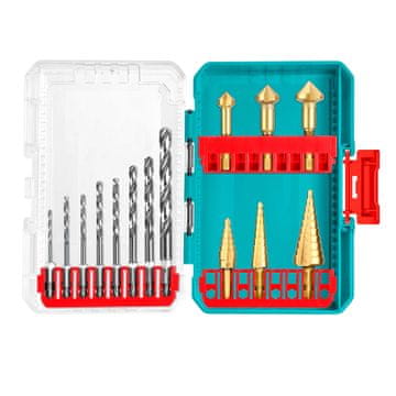 Total One-Stop Tools 14-dijelni set svrdala i stepenastih svrdala / INDUSTRIAL (TACSDL61401)