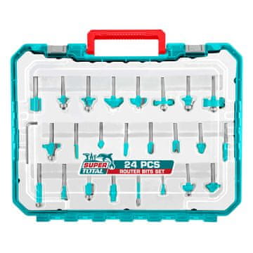 Total One-Stop Tools 24-dijelni set glodala (12 mm) / INDUSTRIAL (TACSR12412)