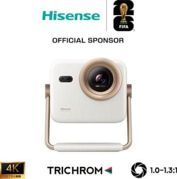 Hisense M2SE PRO pametni mini projektor, 4K UHD, Dolby Atmos, optički zum