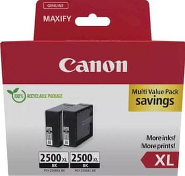 Canon PGI-2500XL crna tinta, dvostruki set (9254B011AA)
