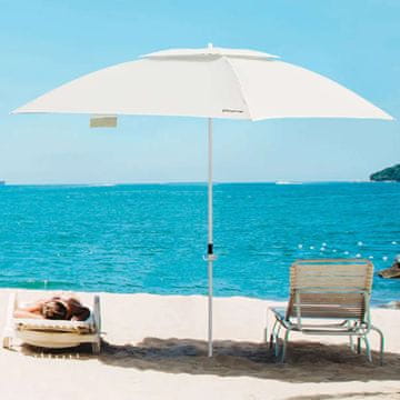 KingCamp 2-u-1 plažni suncobran i sjenilo za plažu